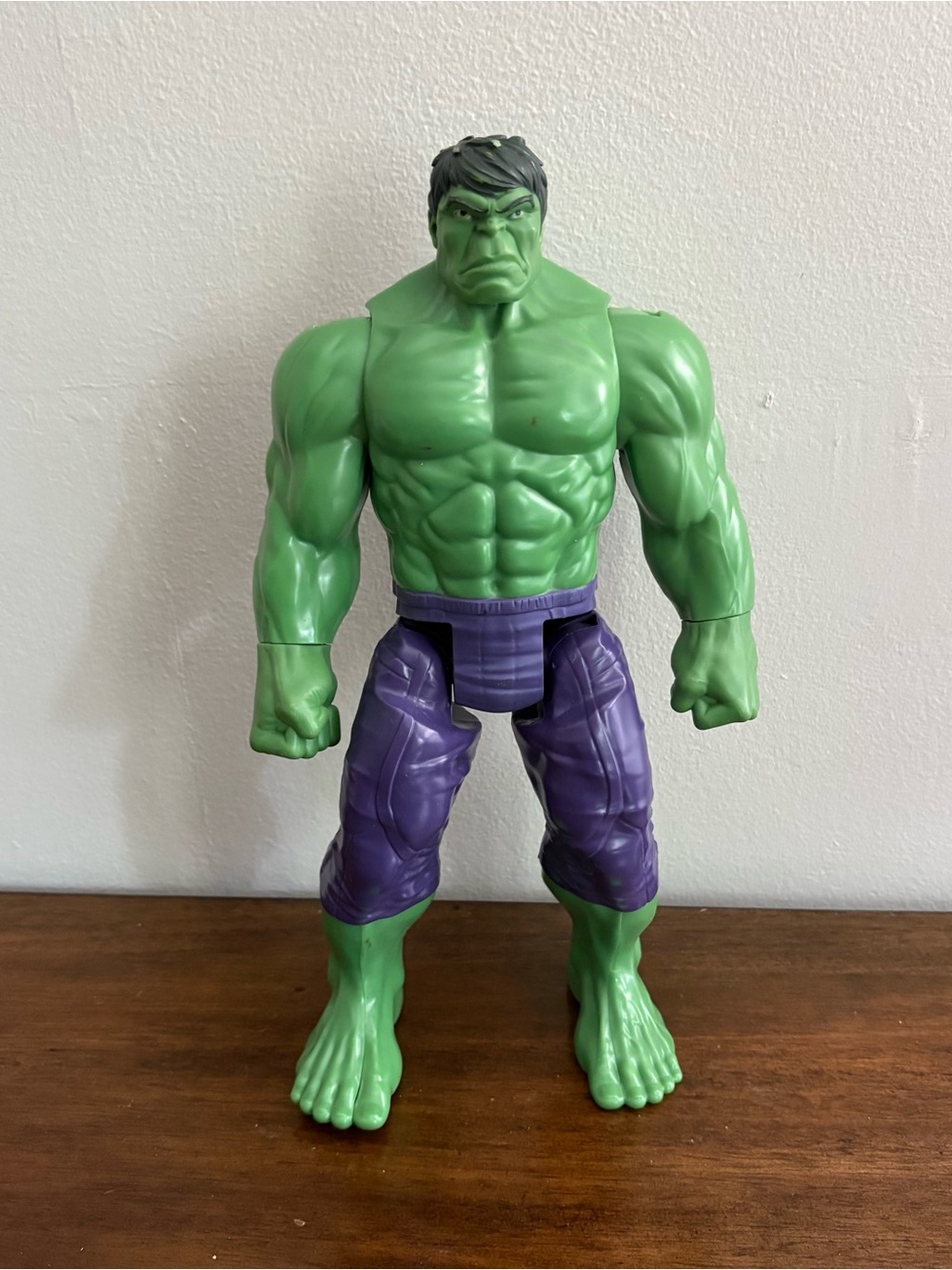 Marvel Hulk Figure - Green and Purple Muscular Superhero